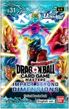 Dragon Ball Impact Beyond Dimensions B31 boosterpack Engels