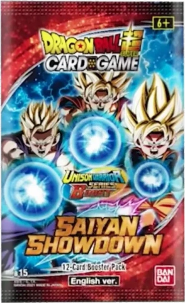 Dragon Ball Saiyan Showdown boosterpack Engels