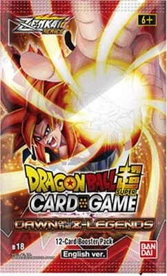 Dragon Ball Dawn of the Z-Legends boosterpack Engels