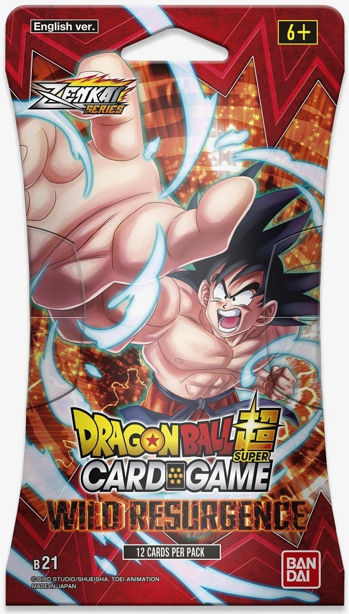Dragon Ball Wild Resurgence boosterpack Engels