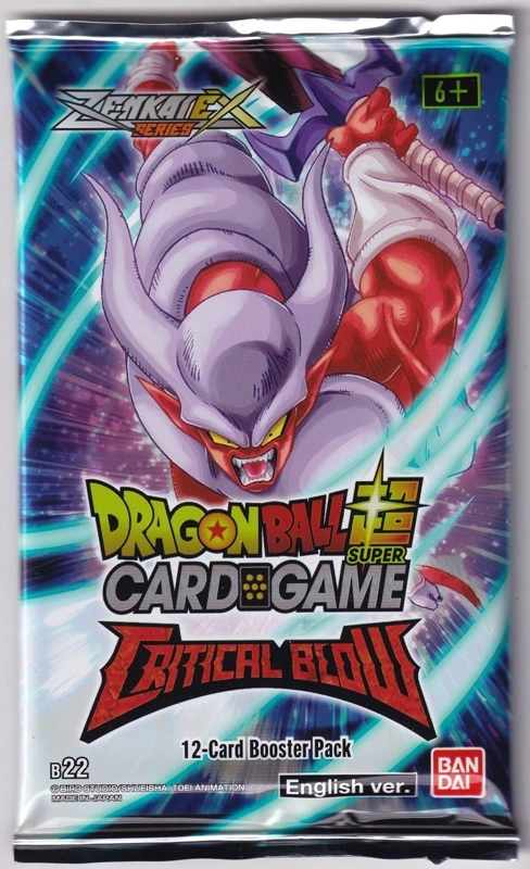 Dragon Ball Critical Blow boosterpack Engels