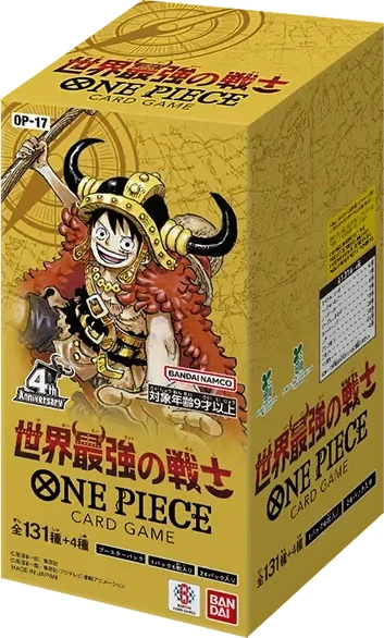 One Piece The World’s Strongest Warriors OP17 Japanse Booster Box Japans