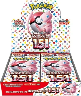 Pokémon 151 Booster Box Geen Seal (No Shrink) Japans