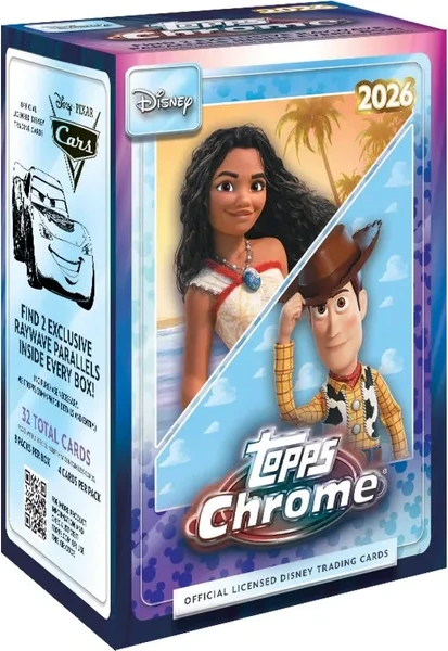 Topps 2026 Topps Chrome Disney Value Box Engels