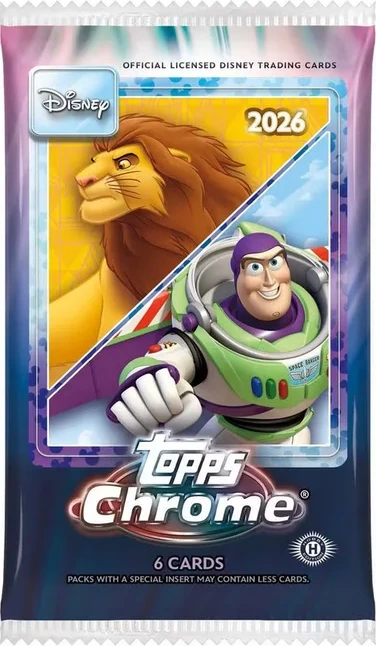 Topps Chrome 2026 Disney – Hobby boosterpack Engels