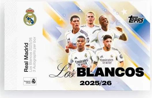 Topps Los Blancos Real Madrid 2025/26 Hobby Box Engels