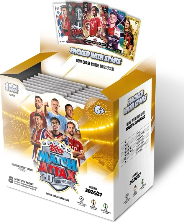 Topps Match Attax UCC 2026/27 Booster Box Engels