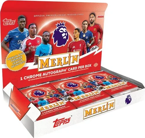 Topps Merlin Premier League 2026 Hobby Box Engels